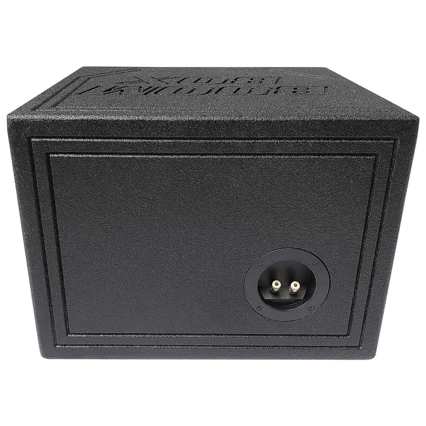 Single 12" Heavy Duty Vented Enclosure With 1" Face (BVHD-112BKPU)