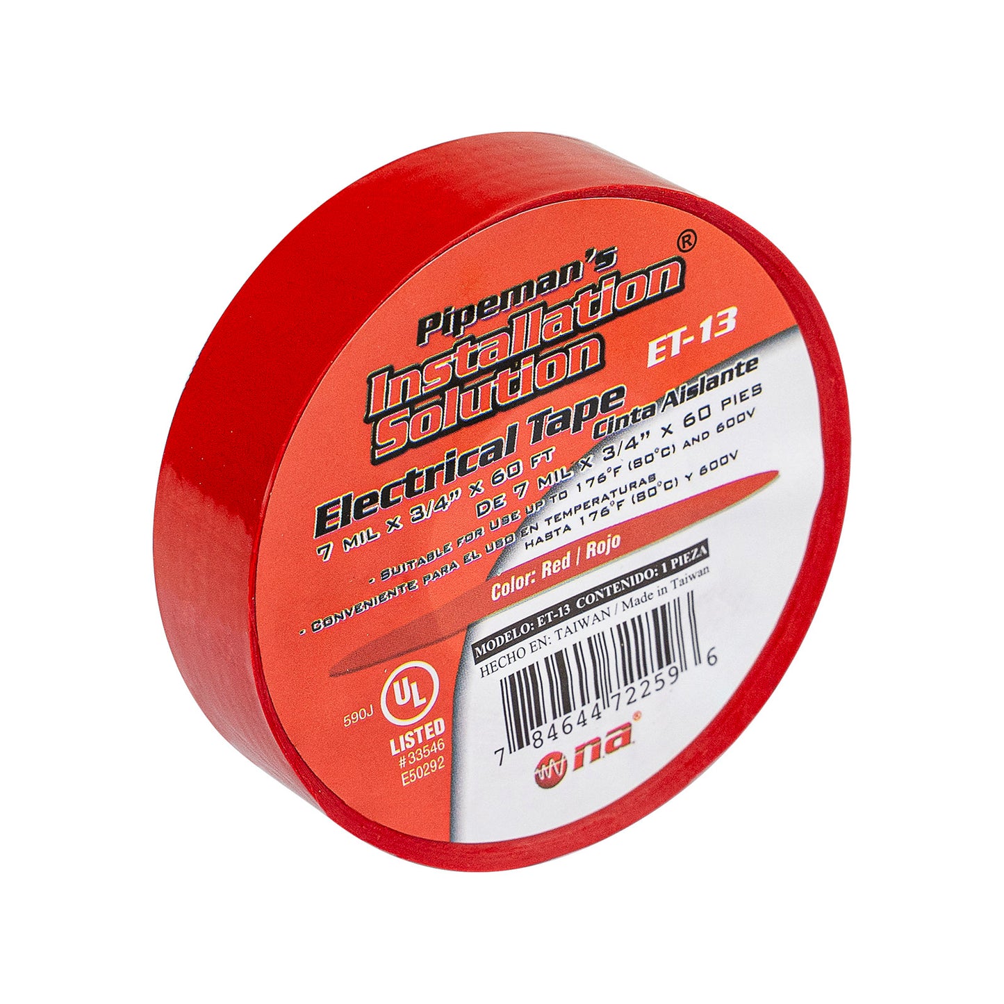 7 Mil Vinyl Electrical Tape (ET Series), 10pcs