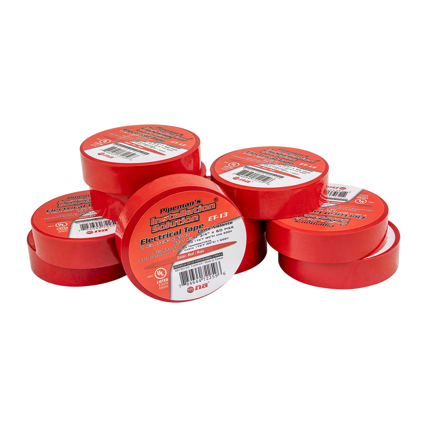 7 Mil Vinyl Electrical Tape (ET Series), 10pcs