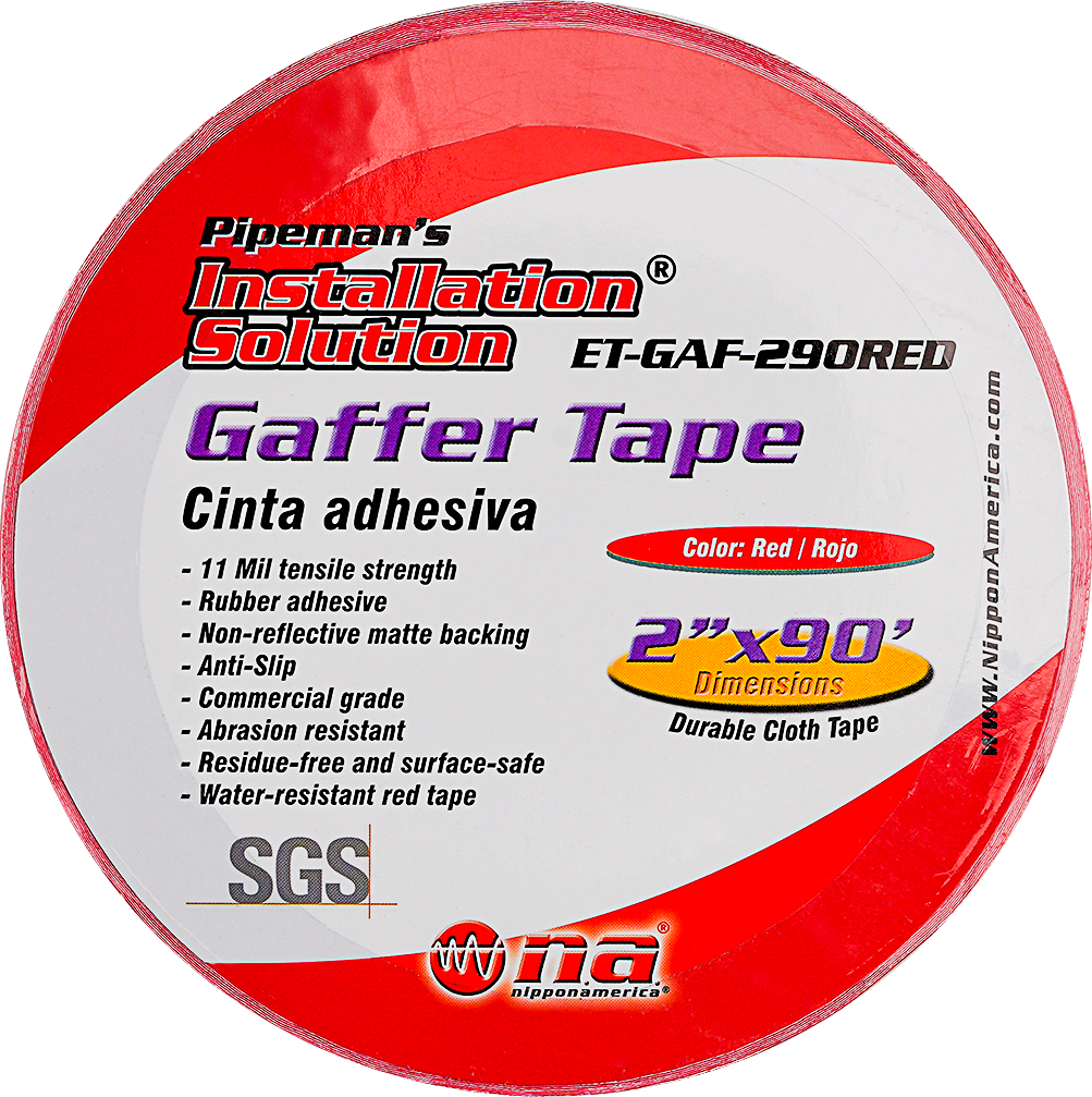 2" Red Gaffer Tape (ET-GAF-290RED)