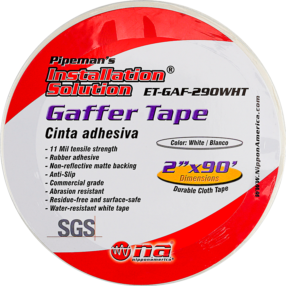 2" White Gaffer Tape (ET-GAF-290WHT)