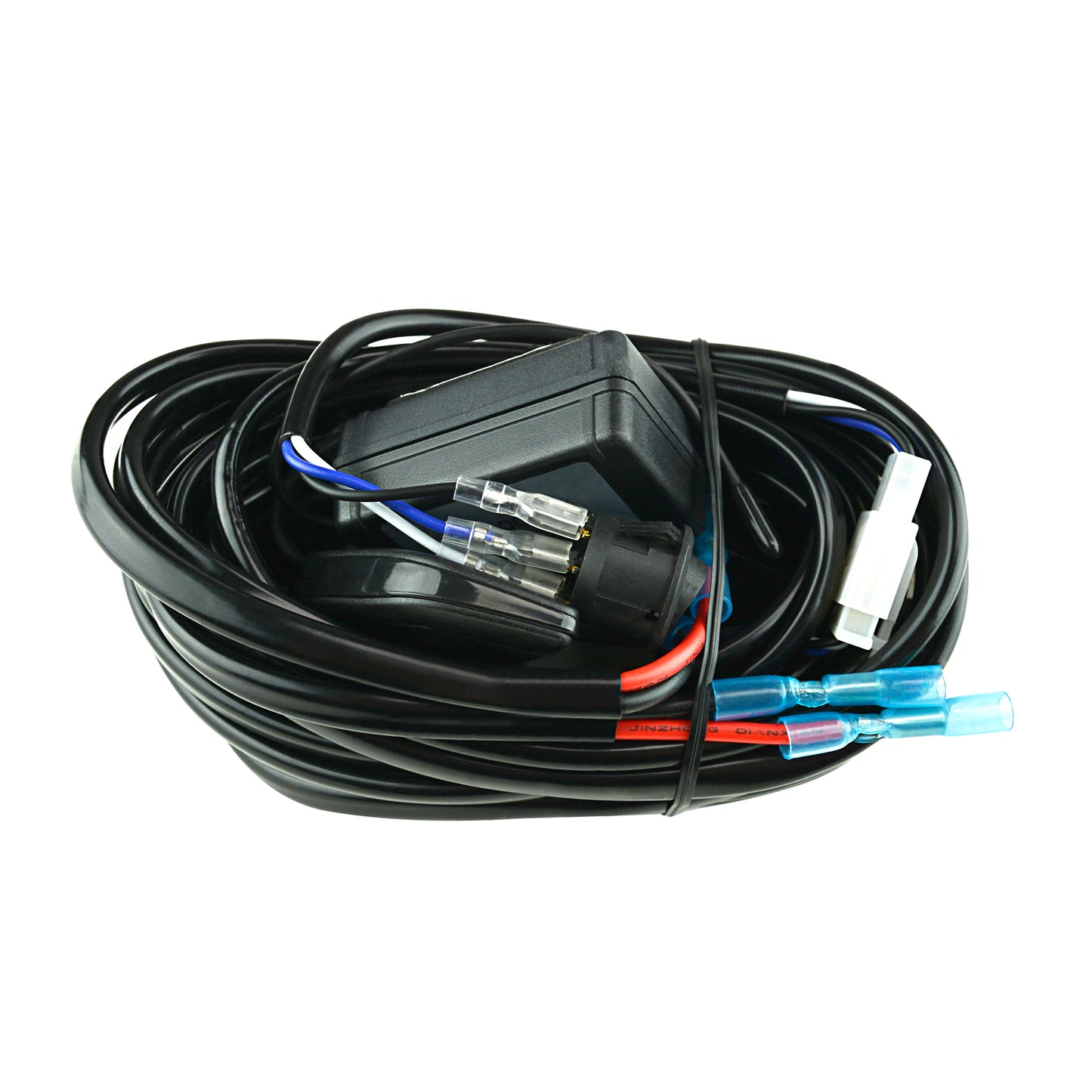 Universal LED FOG Light / Light Bar Wiring Harness Switch Kit with Wireless Remote (NL-LFKT-REM6)