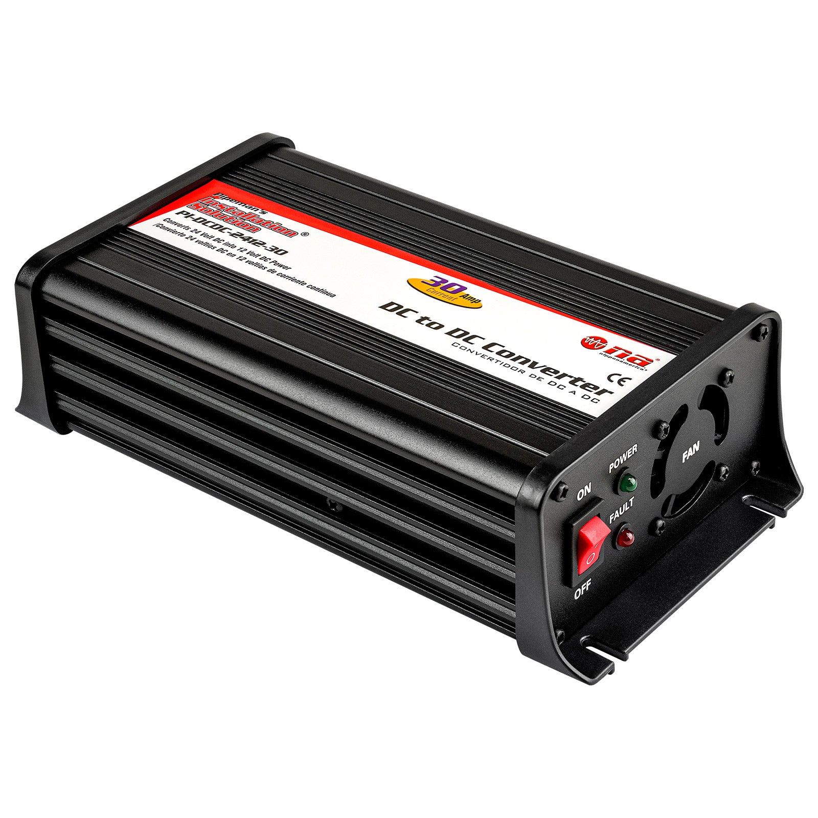 24V DC to 12V DC Voltage Converter (PI-DCDC-2412-30) – Installation Solution