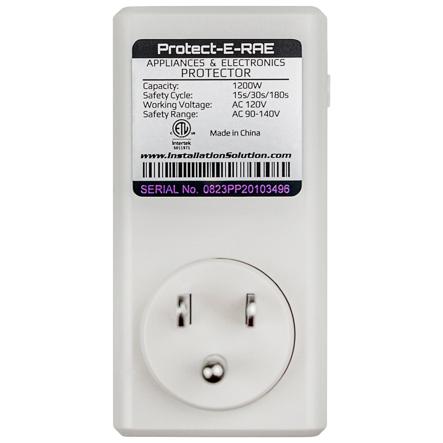 Refrigerator Protector with ETL Approval (PROTECT-E-RAE)