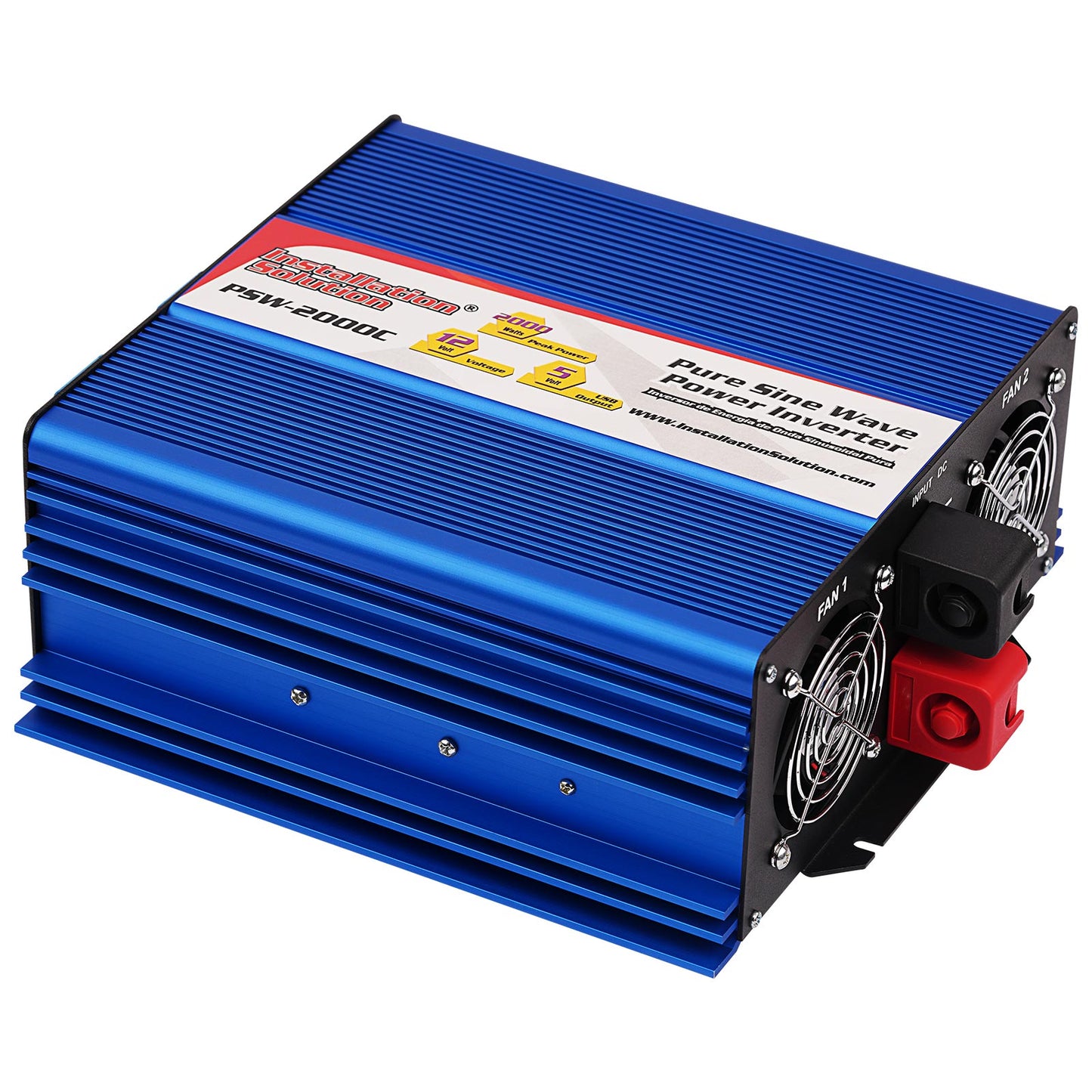 12V DC to 120V AC Pure Sine Wave Power Inverter (PSW-2000C)