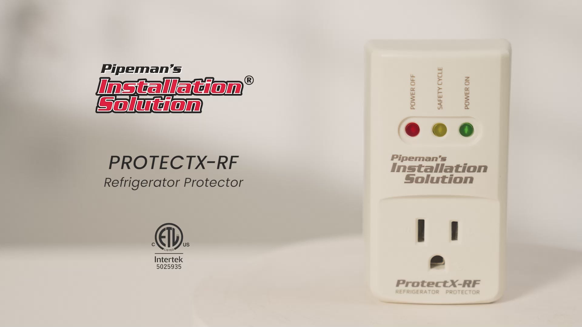 4 Pack Pipeman's Installation Solution AC 85-135v Surge Protector 1800 Watts, White