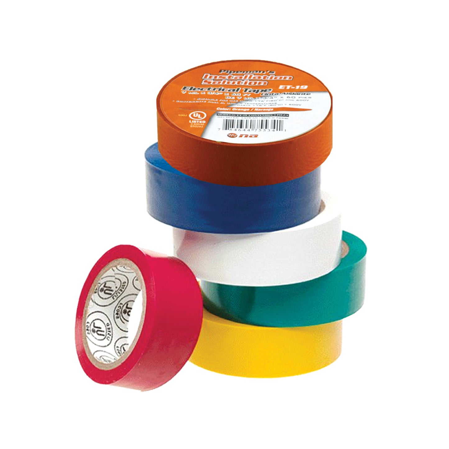 7 Mil Vinyl Electrical Tape (ET Series), 10pcs