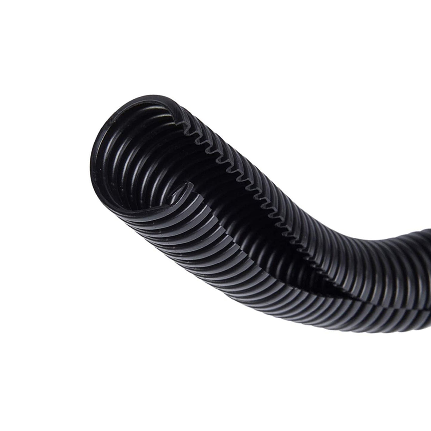 100 Foot Spool Black Polyethylene Split Loom Tubing (LM-BLK Series)