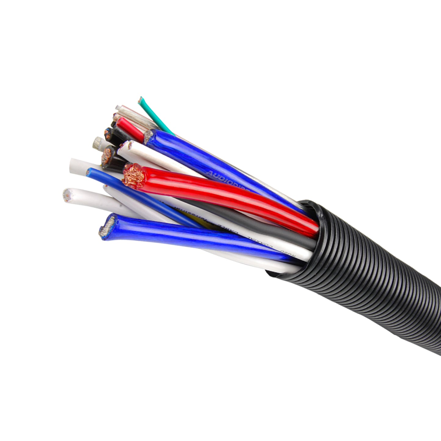 100 Foot Spool Black Polyethylene Split Loom Tubing (LM-BLK Series)