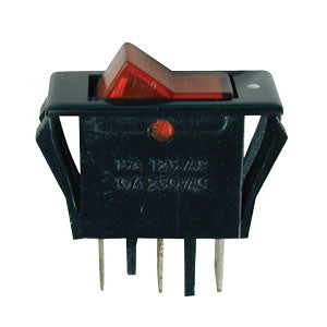 EC-315 - SPST Illuminated On/Off Rocker Switch