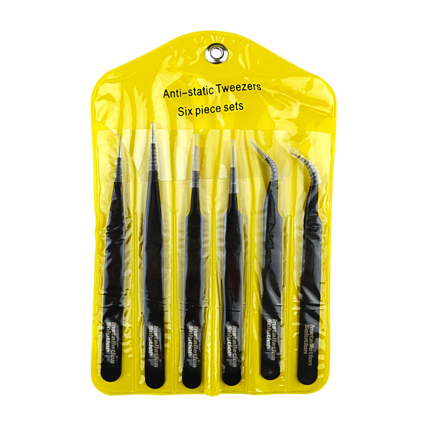 6 Piece Anti-Static ESD Tweezers Set Kit (HH-TWEZ-6)
