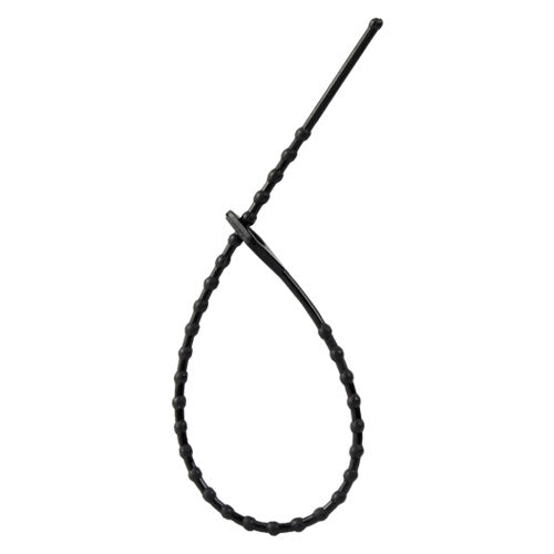 7" Black Reusable Cable Tie (IS-CT-718RU)