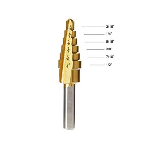 HSS Tin Step Drill Bit (IS-IUB Series)
