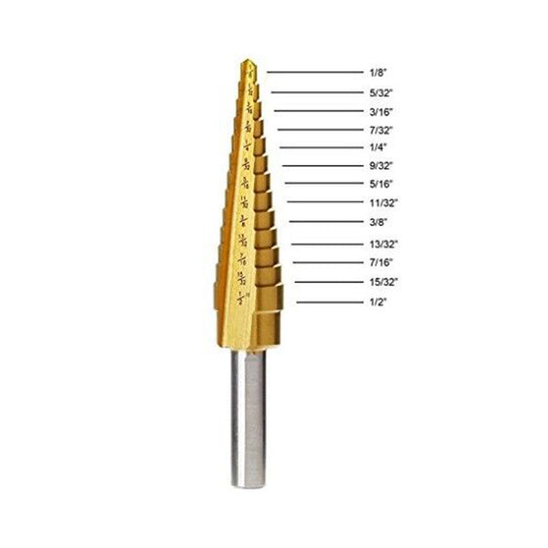 IS-IUB - HSS Tin Step Drill Bit