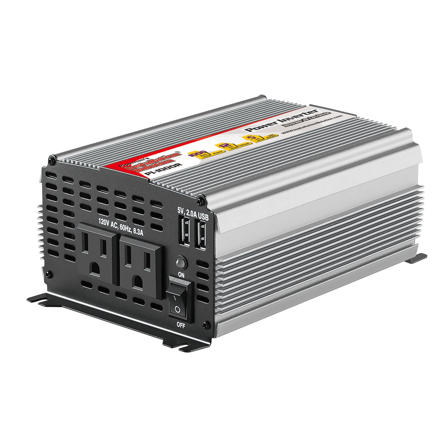 1000 Watts 12V DC To 120V AC Power Inverter (PI-1000R)