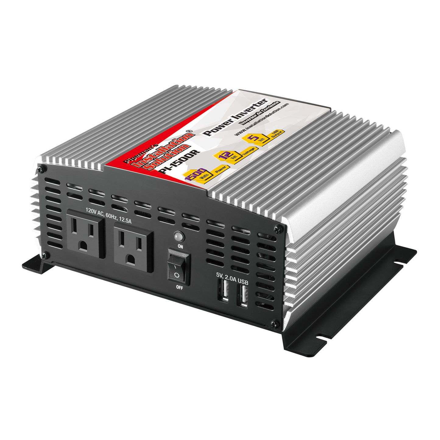 1500 Watts 12V DC to 120V AC Power Inverter (PI-1500R)