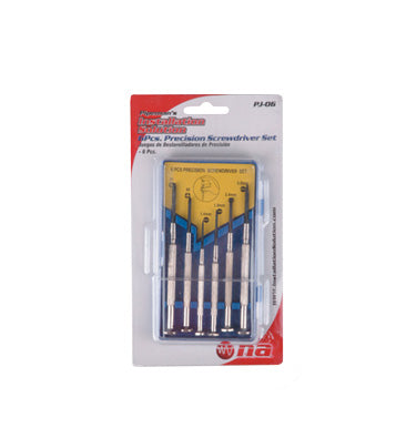 PJ-06 - 6 Piece Precision Screwdriver Set
