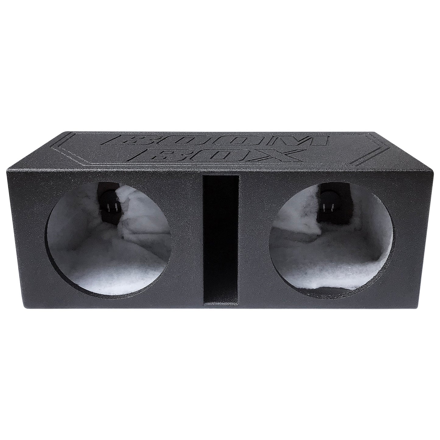 Dual 12” Heavy Duty Vented Enclosure with 1” Face (BVHD-212BKPU)