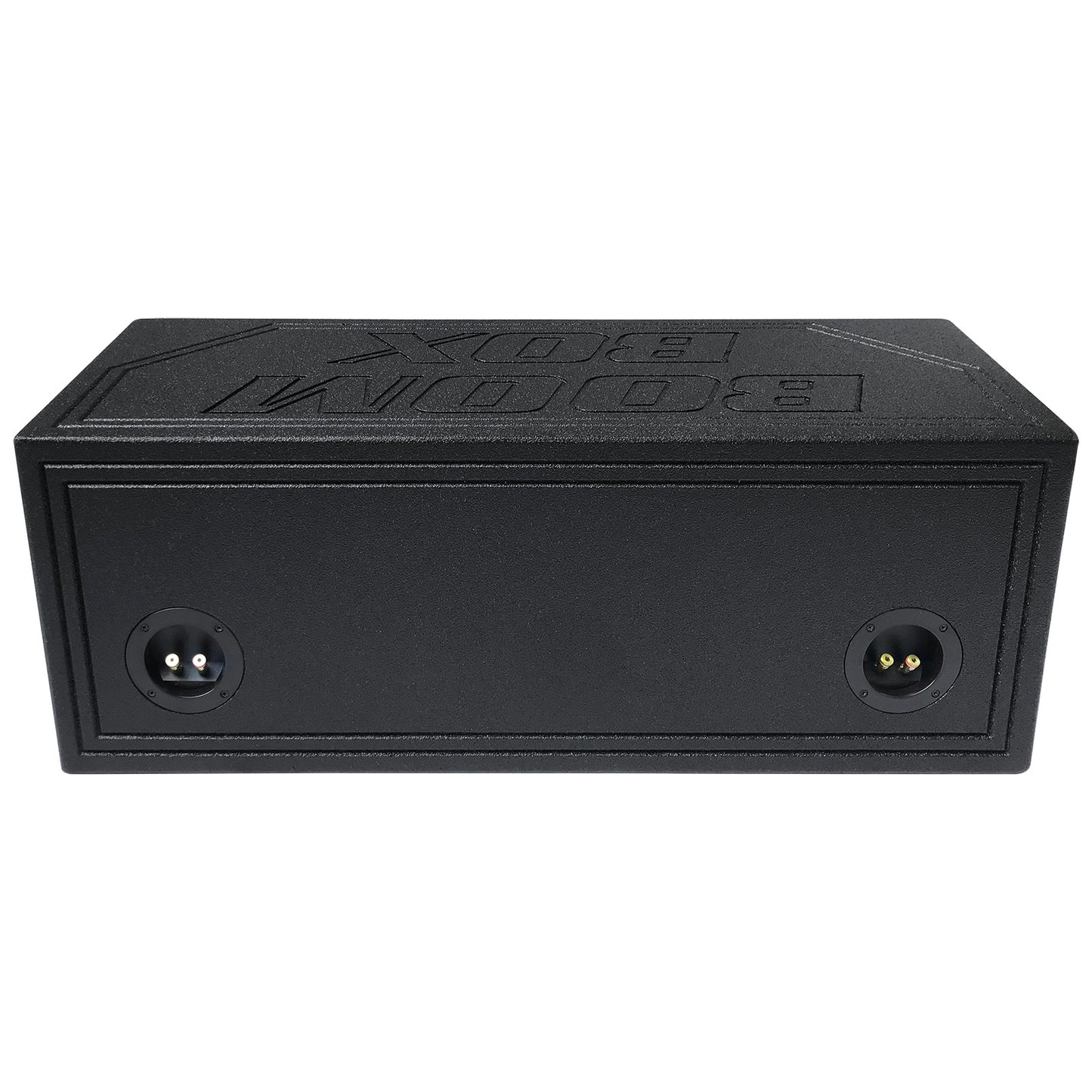 Dual 12” Heavy Duty Vented Enclosure with 1” Face (BVHD-212BKPU)