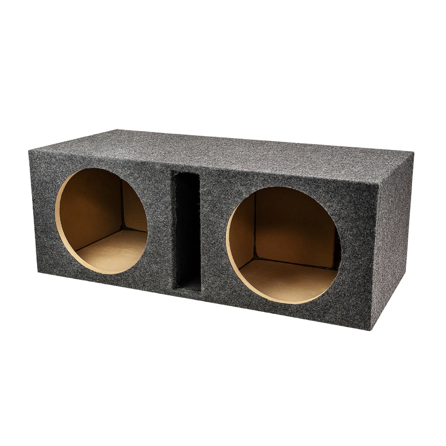 Dual 12” Heavy Duty Vented Enclosure with 1” Face (BVHD-212C)