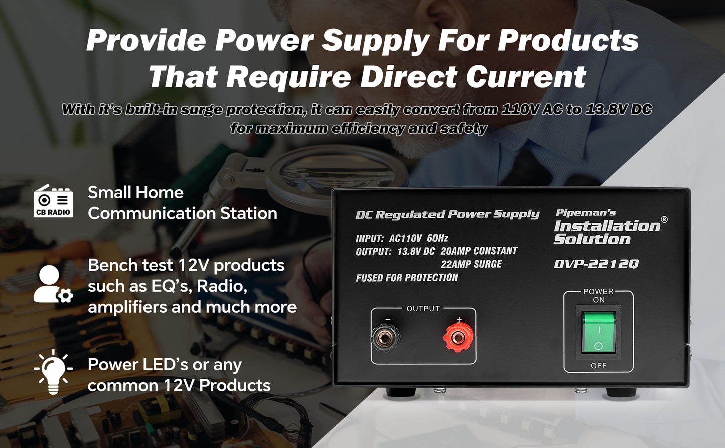 DC Regulated Power Supply (DVP-2212Q)