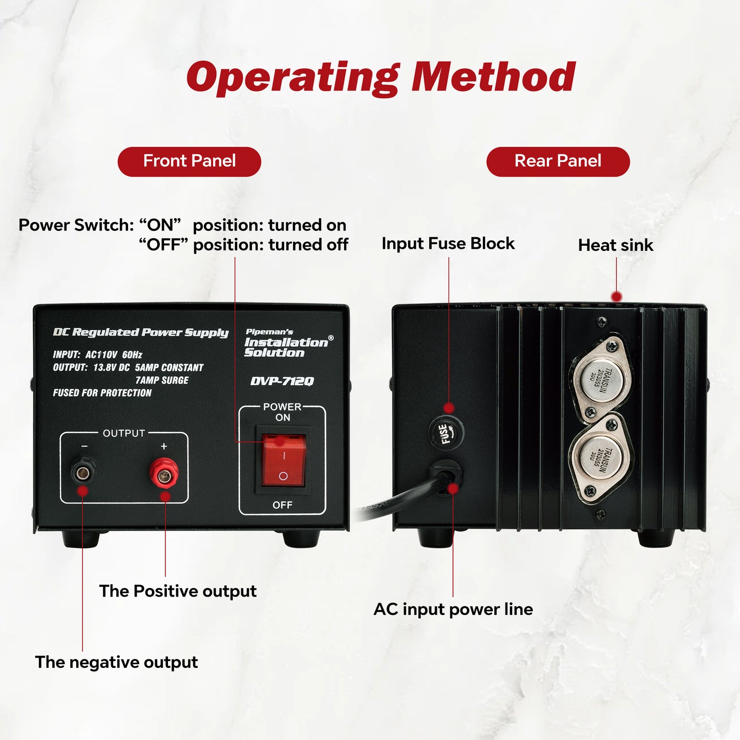 DC Regulated Power Supply (DVP-712Q)