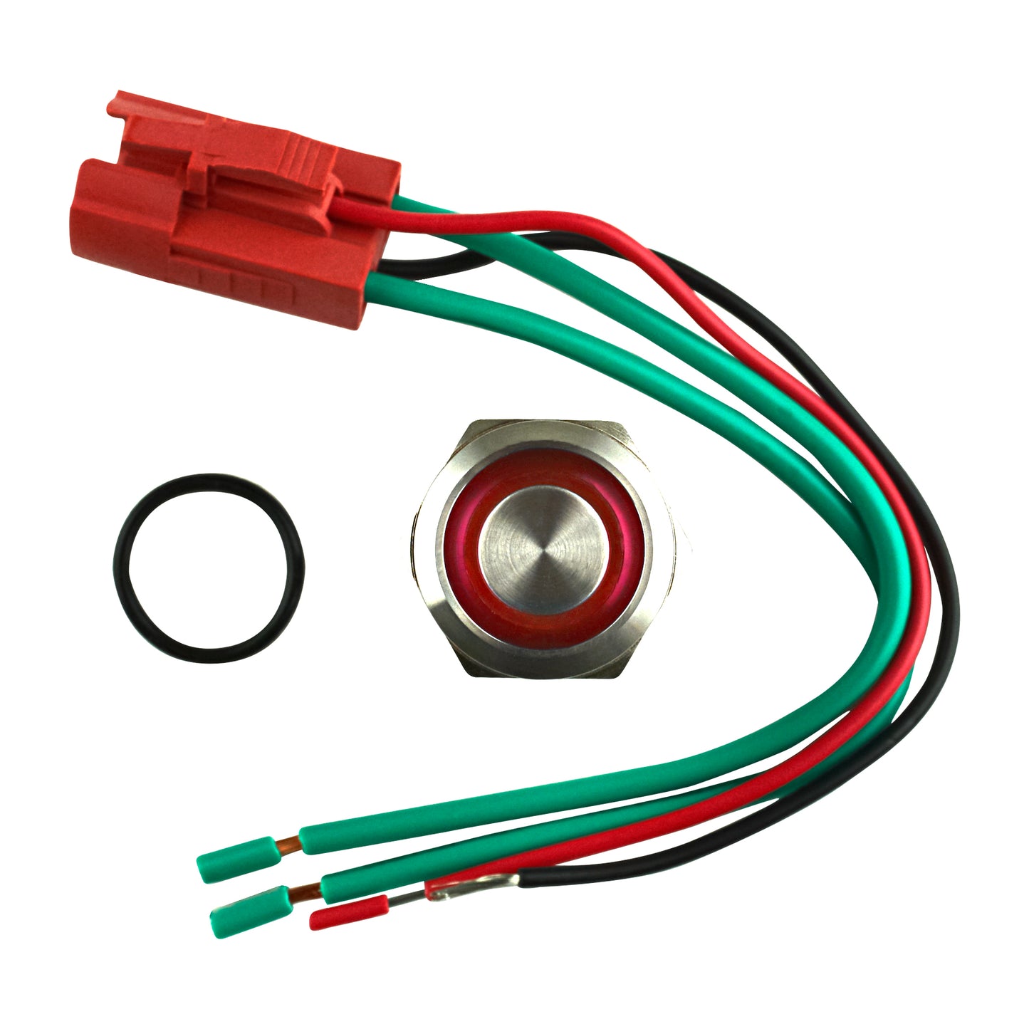 15A 12V Push to On/Off Switch (IS-EP-WS1215RED)