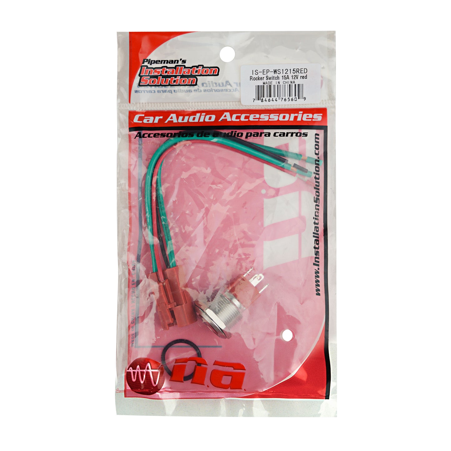 15A 12V Push to On/Off Switch (IS-EP-WS1215RED)