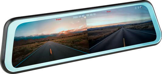 9.66” Monitor with Rear View Mirror and DVR (IS-RVDVR-99)
