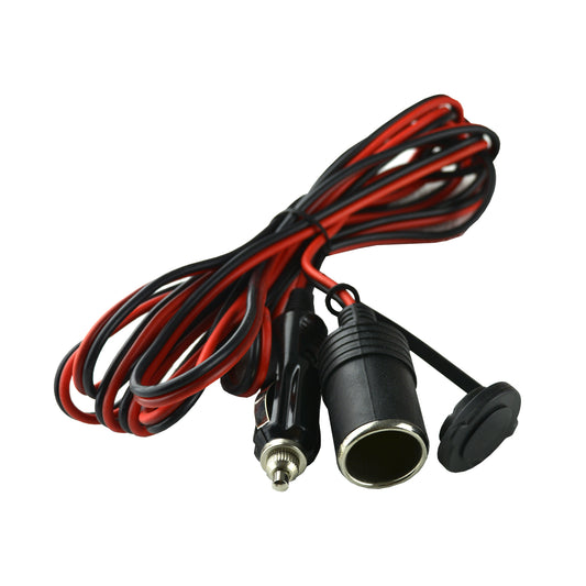 IS-CLE12 - 12V - 12’  Cigarette  Extension  Cable