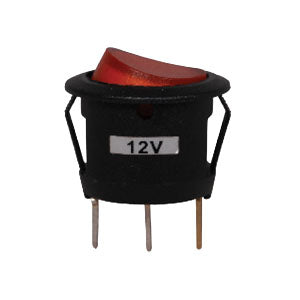 EC-1215 - SPST LED Illuminated On/Off Rocker Switch