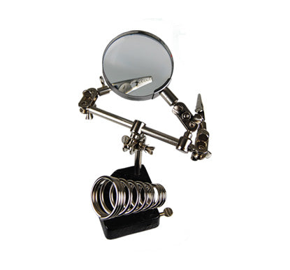 HH-3MG - Third Hand Tool with Solder Stand and Magnifying Glass
