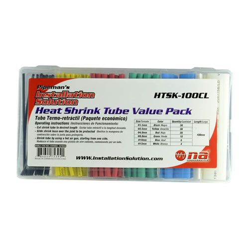 HTSK-100CL - Polyolefin Heat Shrink Tubing Value Pack