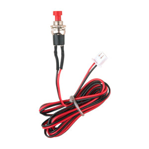 IS-EC-PB1216RED - Momentary Push Switch with 40' Lead Wire