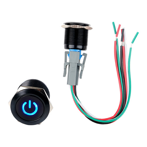 IS-EPWB123 - LED Illuminated Waterproof Push Button Switch