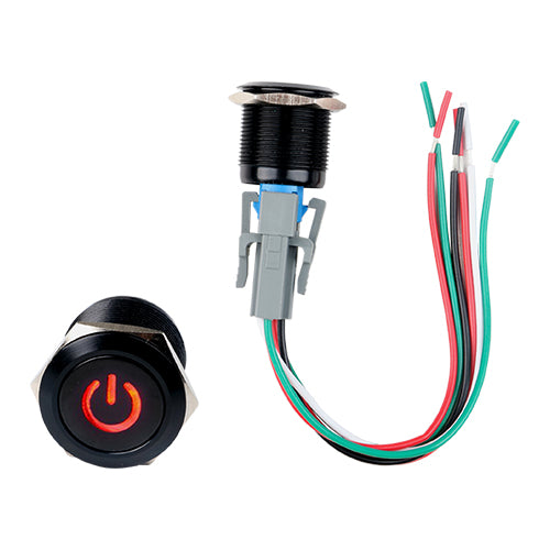 IS-EPWB123 - LED Illuminated Waterproof Push Button Switch