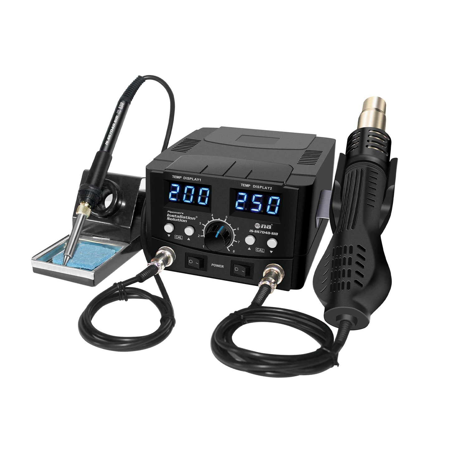 IS-SS7048-SIB - 2-In-1 Soldering Station