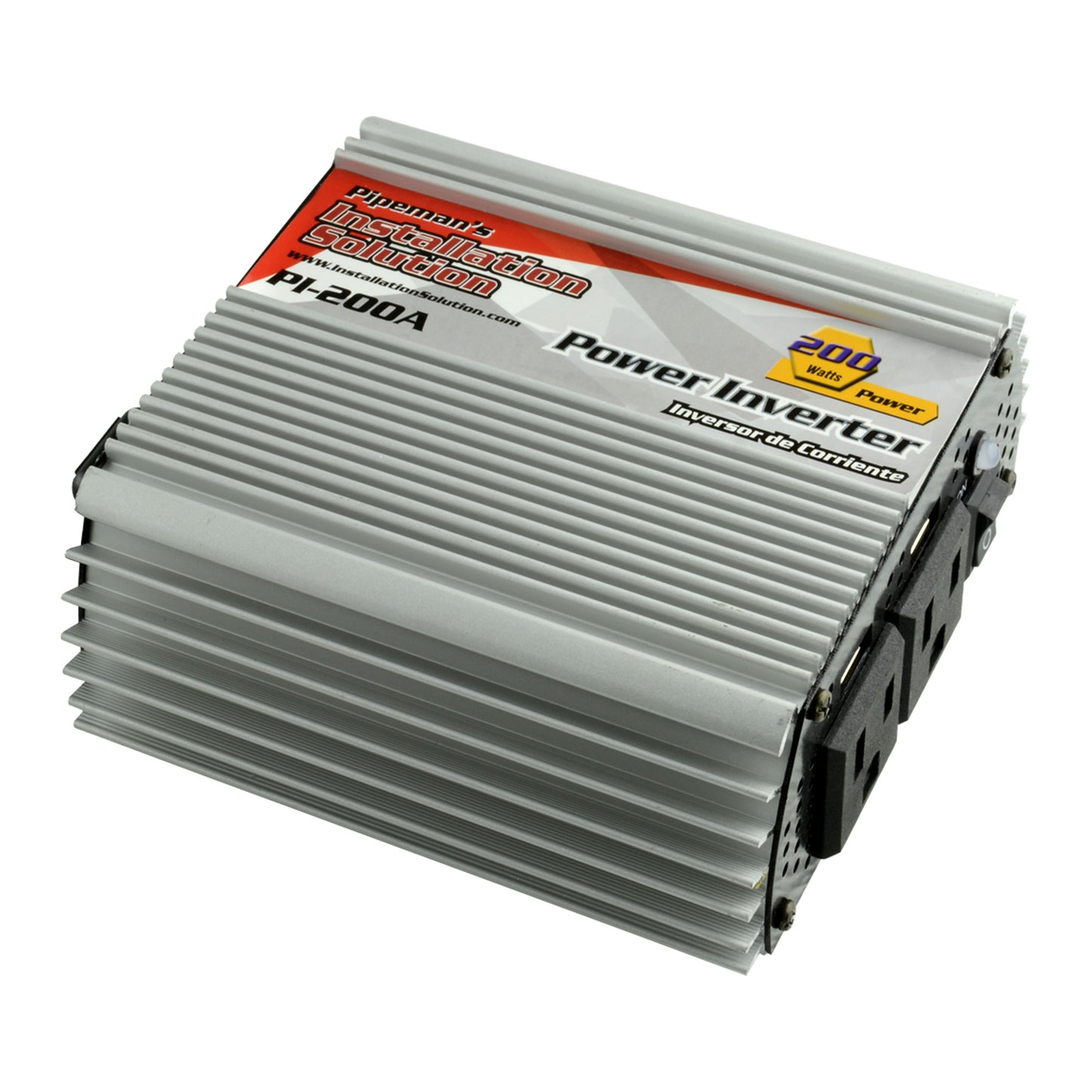 PI-200A - 200 Watts 12V DC to 110V AC Power Inverter
