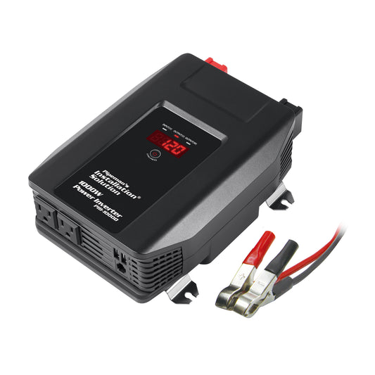 PIB-1000D - 1000 Watts 12V DC to 115V AC Power Inverter with Dual USB Output