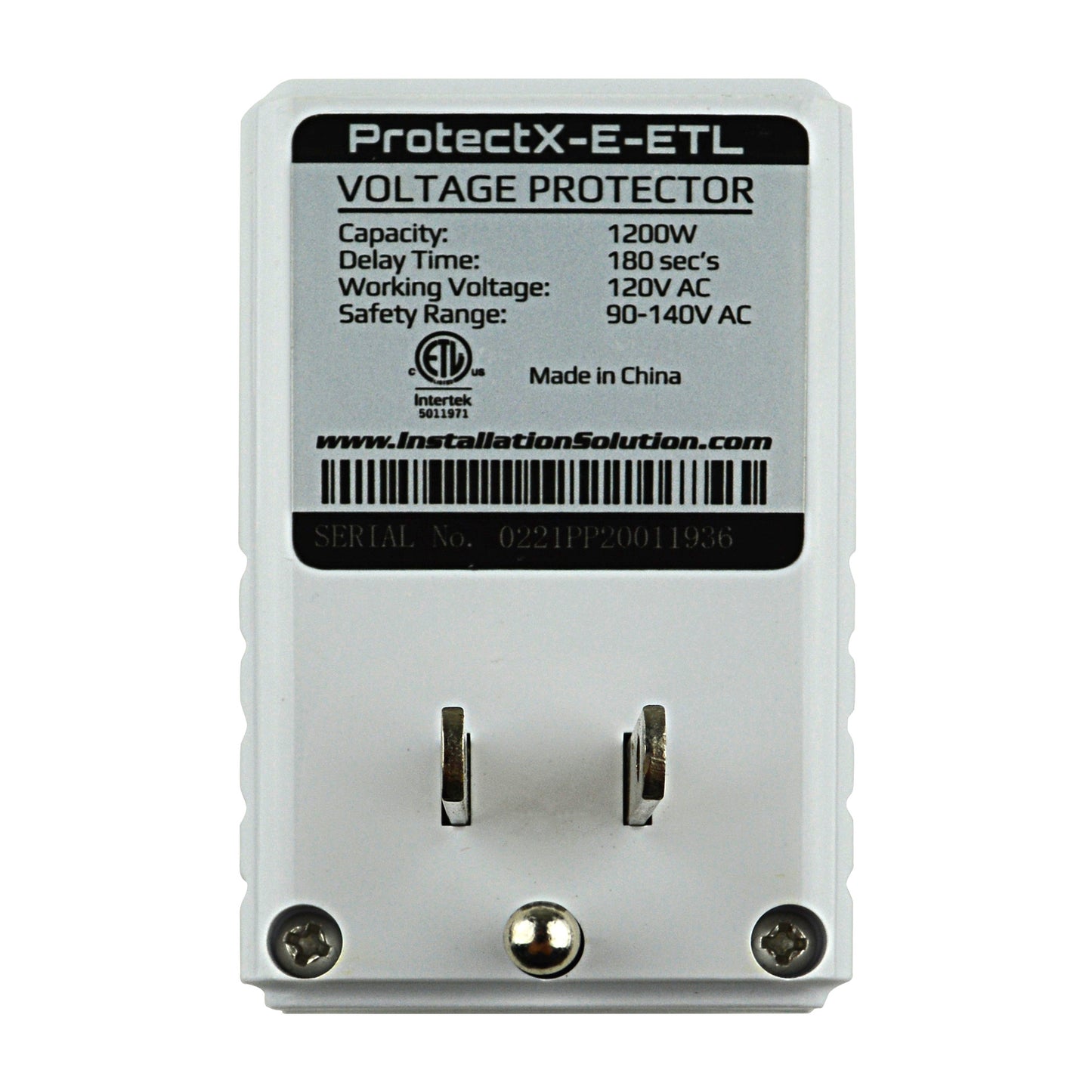PROTECTX-E-ETL Voltage Protector